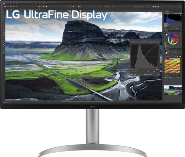 LG UltraFine 32UQ850V-W , 31.5"  vorne