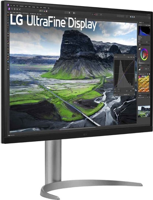 LG UltraFine 32UQ850V-W , 31.5"  hinten hinten
