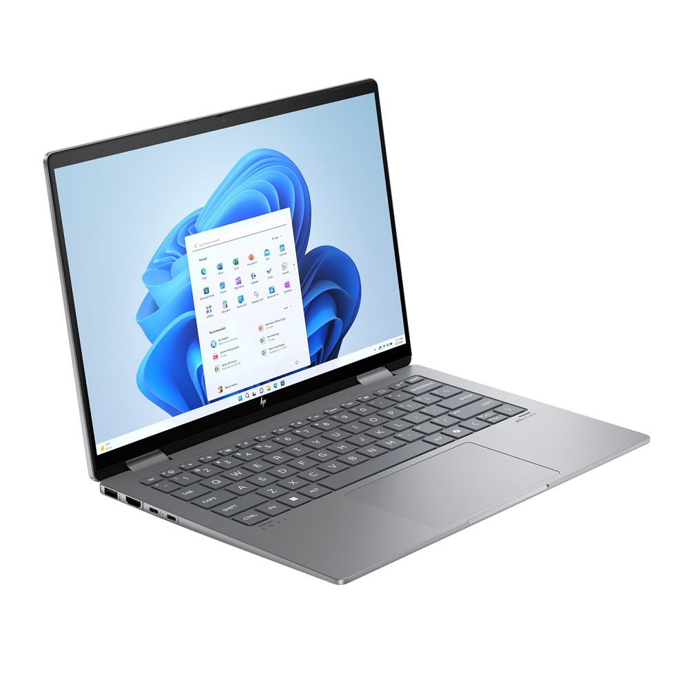 HP Envy x360 2-in-1 16-ac0179ng, Glacier Silver, C hinten