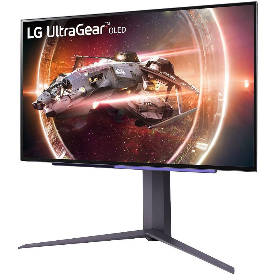 LG UltraGear OLED 27GS95QX-B, 26.5" hinten