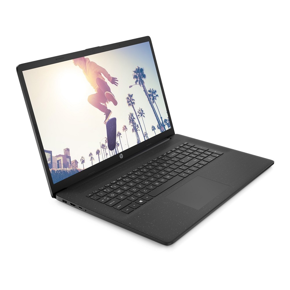 HP 17-cn3150ng, Jet Black/Starry Black, Core i5-13 hinten