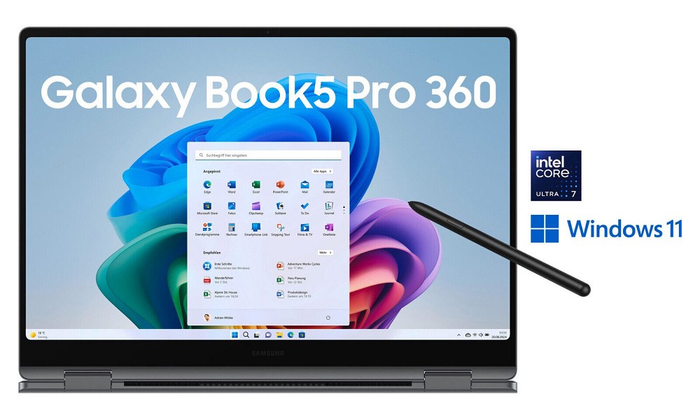 Samsung Galaxy Book5 Pro 360, Moonstone Gray, Core links