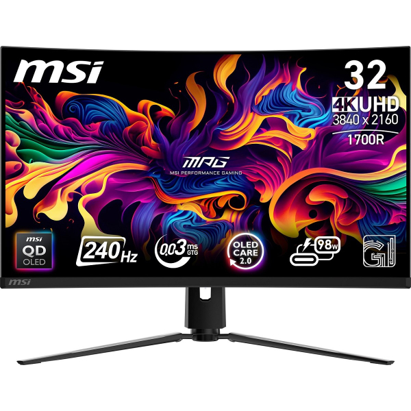 MSI MPG 321CURXDE QD-OLED Computerbildschirm 80 cm