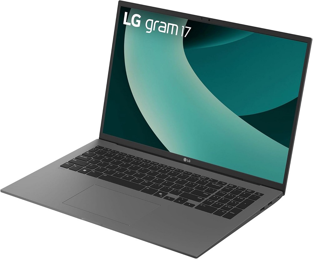 LG gram 17 - 17", Intel Core Ultra 7 256V, 16 GB R hinten