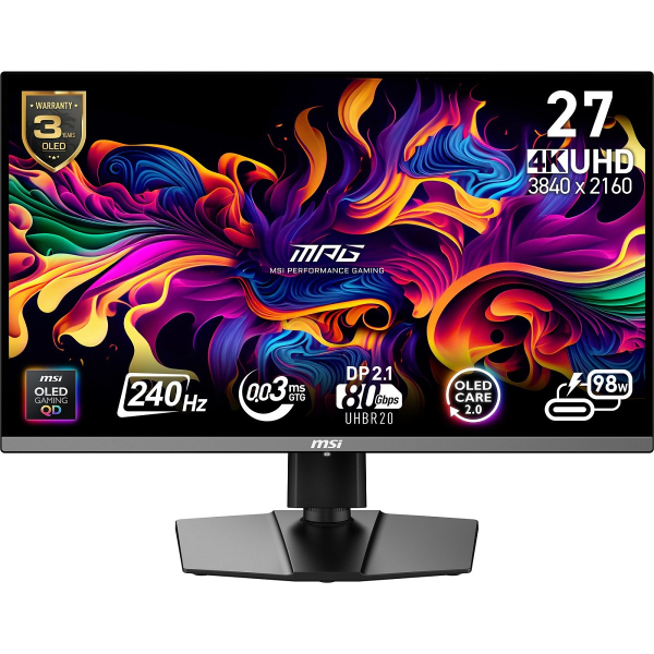 MSI MPG 272URXDE QD-OLED Computerbildschirm 67,3 c