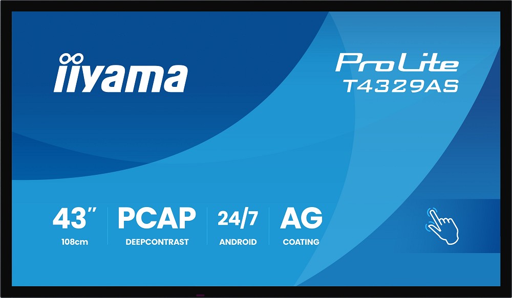 iiyama T4329AS-B1AG Computerbildschirm 108 cm (42. hinten