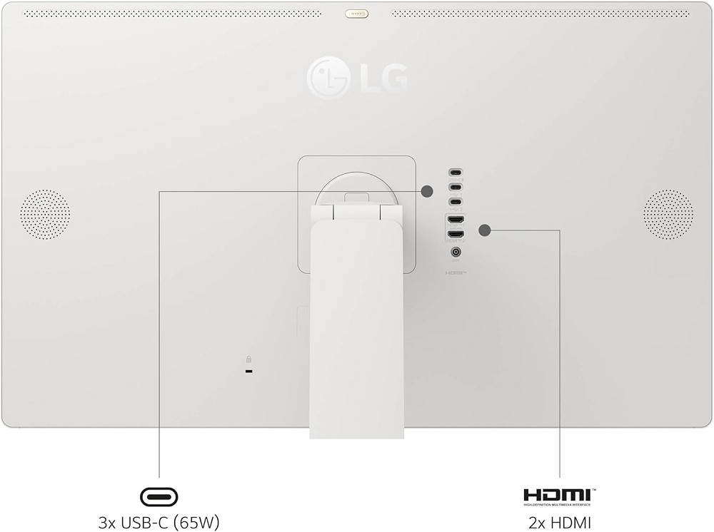 LG Smart Monitor Swing 32U889SA-W, 31.5" oben