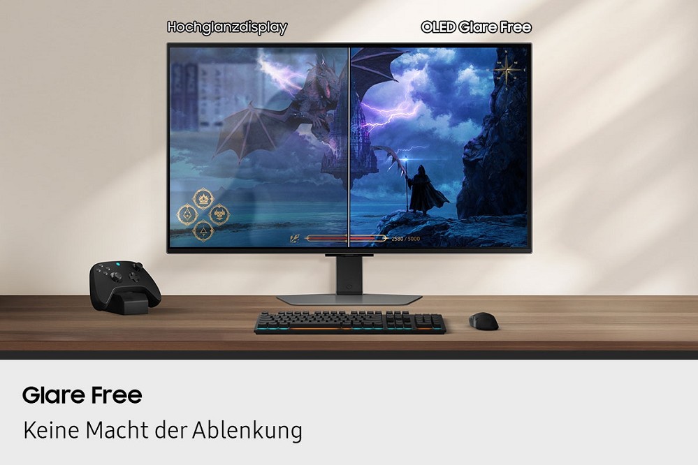 Samsung 27" Odyssey OLED G8 (G81SF) 4K 240 Hz Gami innen