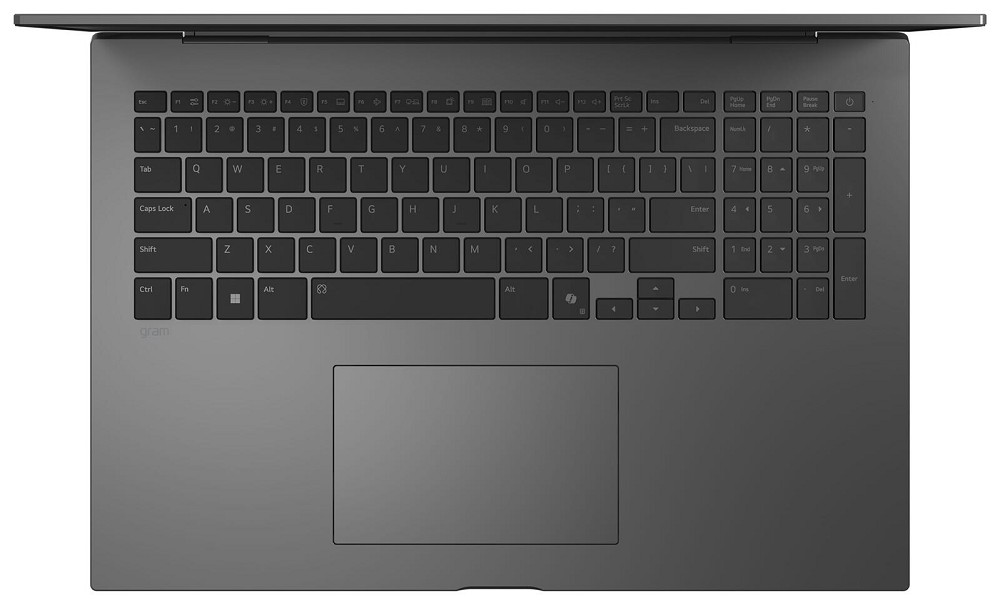 LG gram 17 Business 17ZB90TL-G.AZ79GN – 17", Intel Core Ultr hinten