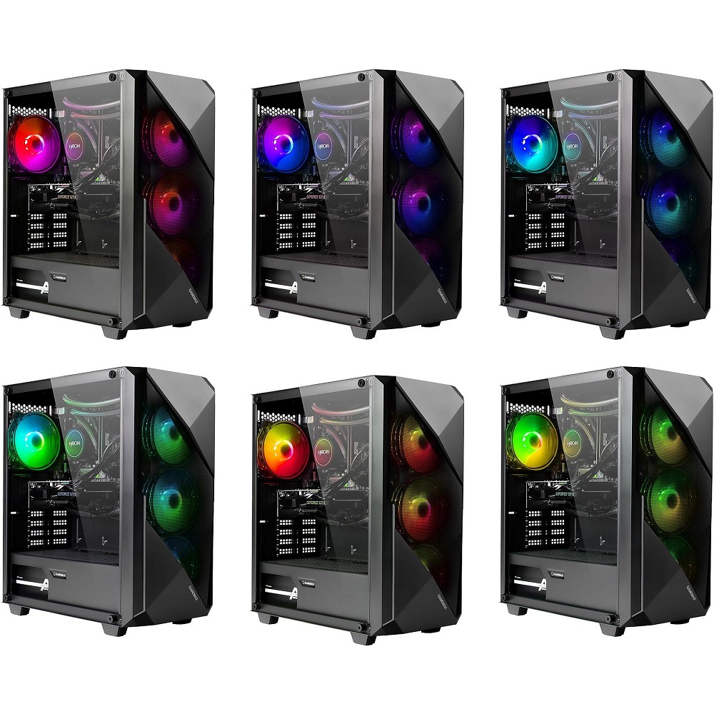 GAMEMAX Striker 7627 Gaming-PC, Ryzen 5 9600X, 32GB RAM, 1TB unten