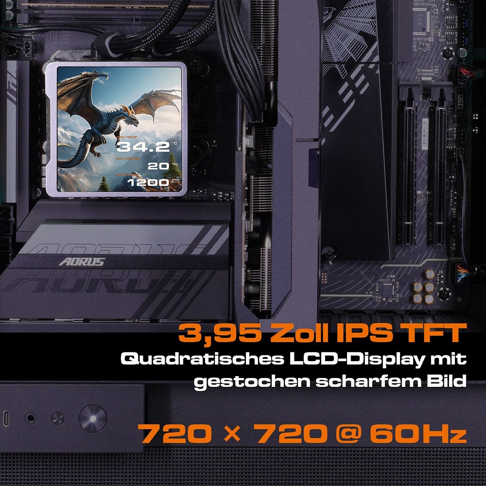 COUGAR OmnyX BK 8078 Gaming-PC, Ryzen 7 9700X, 32GB RAM, 2TB außen