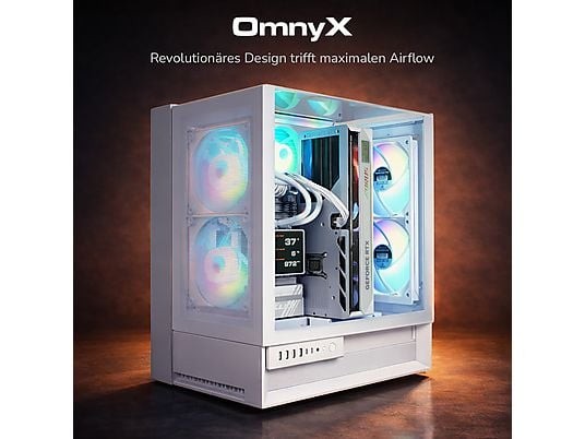 COUGAR OmnyX WT 8152 Gaming-PC, Ryzen 7 9850X3D, 64GB RAM, 2 innen