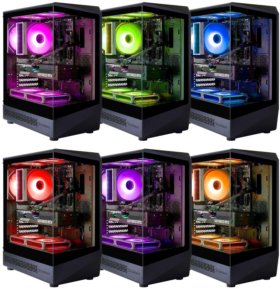 Hyrican GAMEMAX VISTA COC AB 8209, Tower, AMD Ryzen 7 5700X, unten
