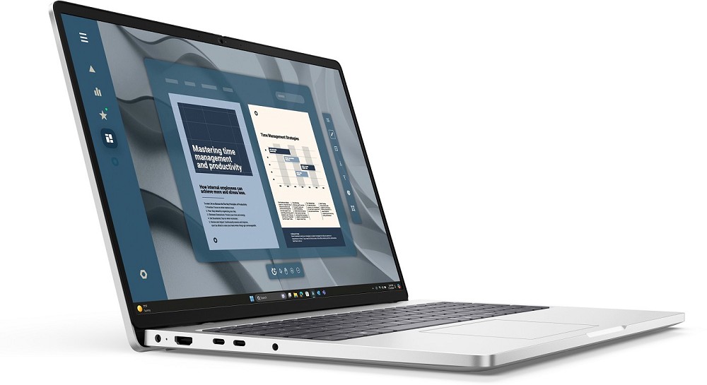 DELL Pro 16 PC16255 AMD Ryzen AI 5 340 Laptop 40,6 hinten