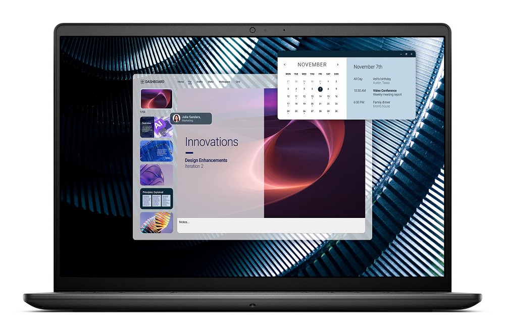 DELL Pro 14 Essential PV14250 Intel Core 7 150U La hinten