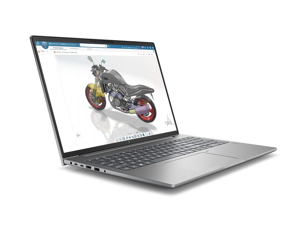 HP ZBook X G2i – 16" WQUXGA, Intel Core Ultra 7 356H, 32 GB  hinten