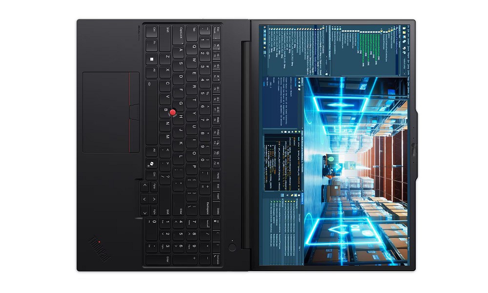 Lenovo ThinkPad P16v Gen 3, 16", Core Ultra 7 255H, 64 GB RA hinten