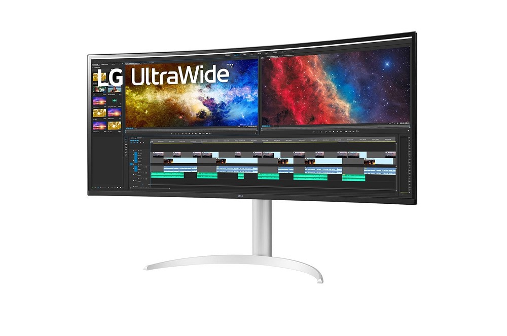 LG 38BQ85C-W Computerbildschirm 95,2 cm (37.5") 38 hinten