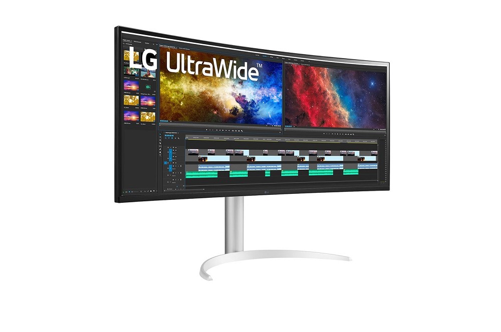 LG 38BQ85C-W Computerbildschirm 95,2 cm (37.5") 38 rechts