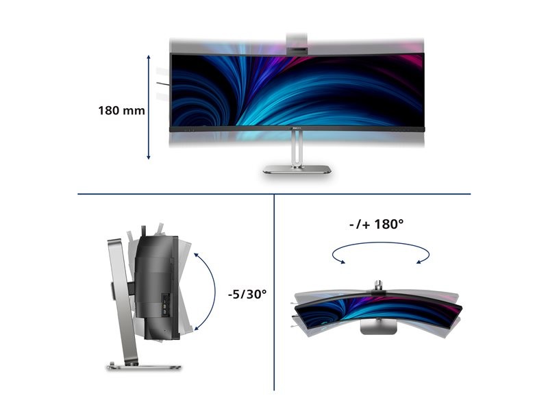 Philips 49B2U6903CH - 6000 Series - LED-Monitor - rechts