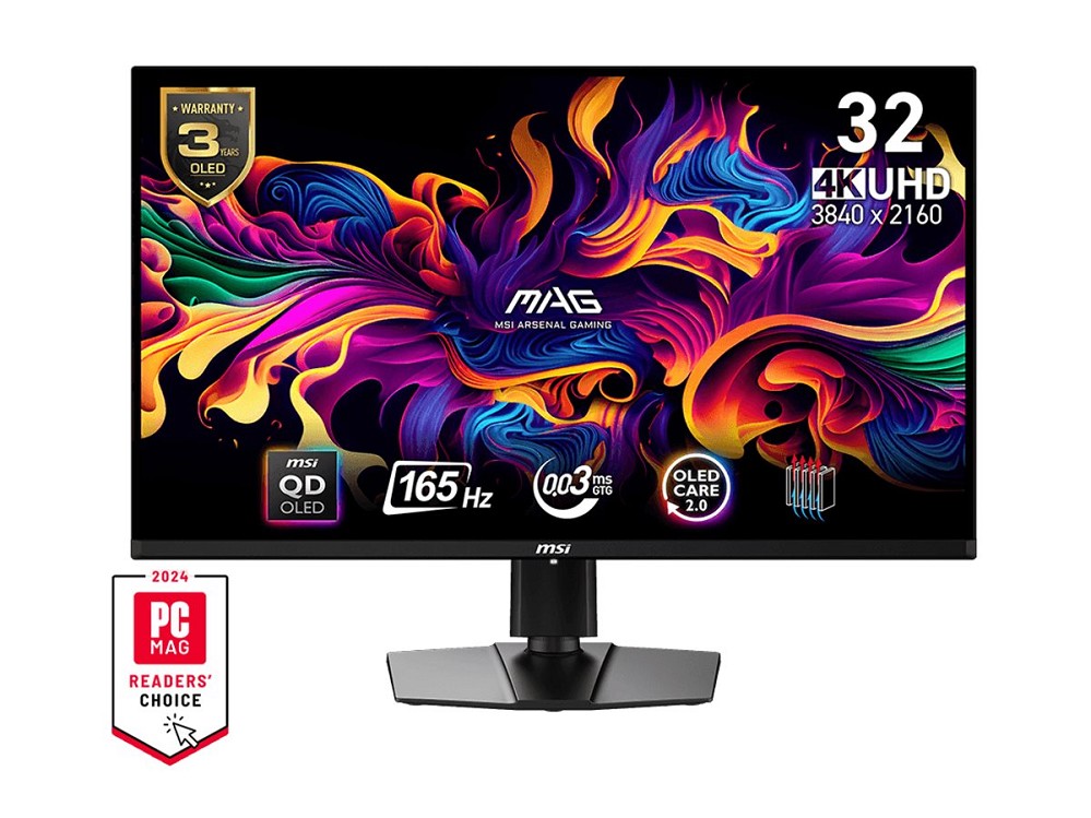 MSI MAG 321UPDE - OLED-Monitor - 81.3 cm (32") - H