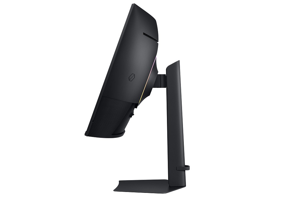 Samsung G75F Computerbildschirm 94 cm (37") 3840 x vorn rechts