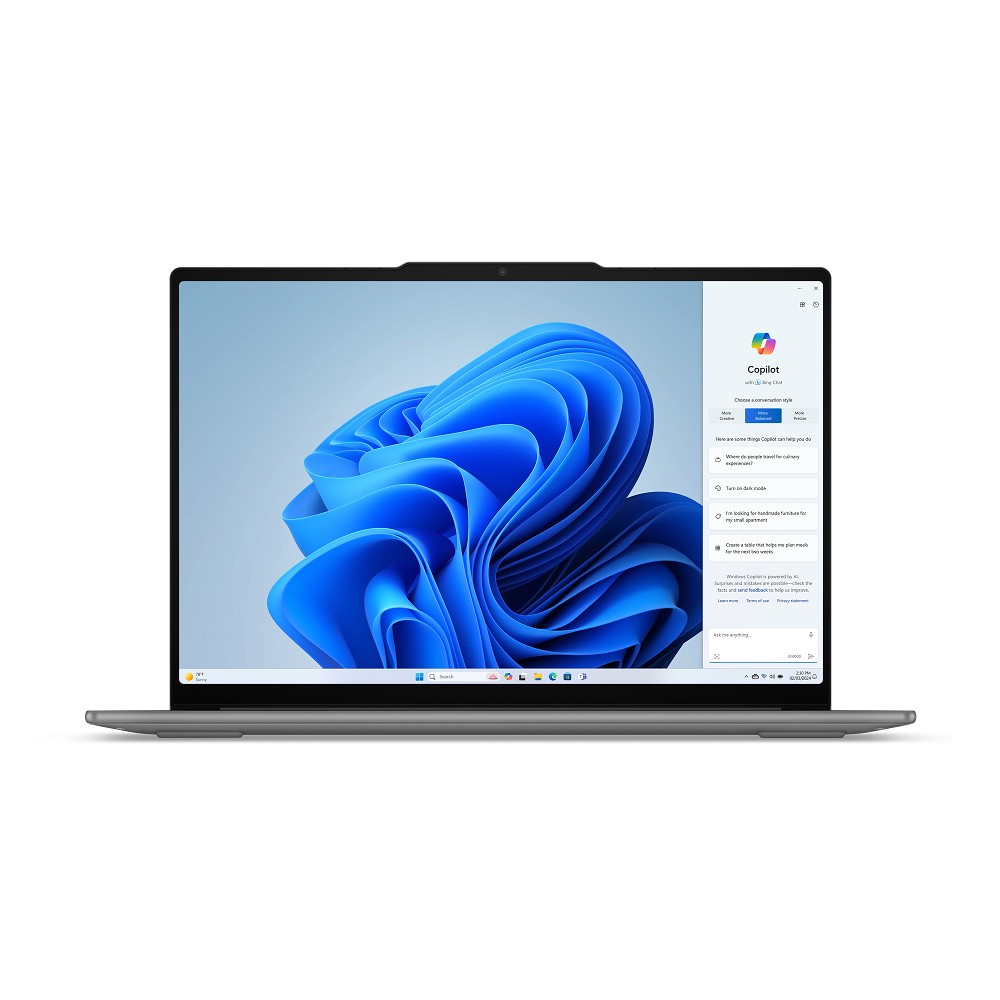 Lenovo Yoga Slim 7 15ILL9 Copilot+ PC Intel Core U hinten