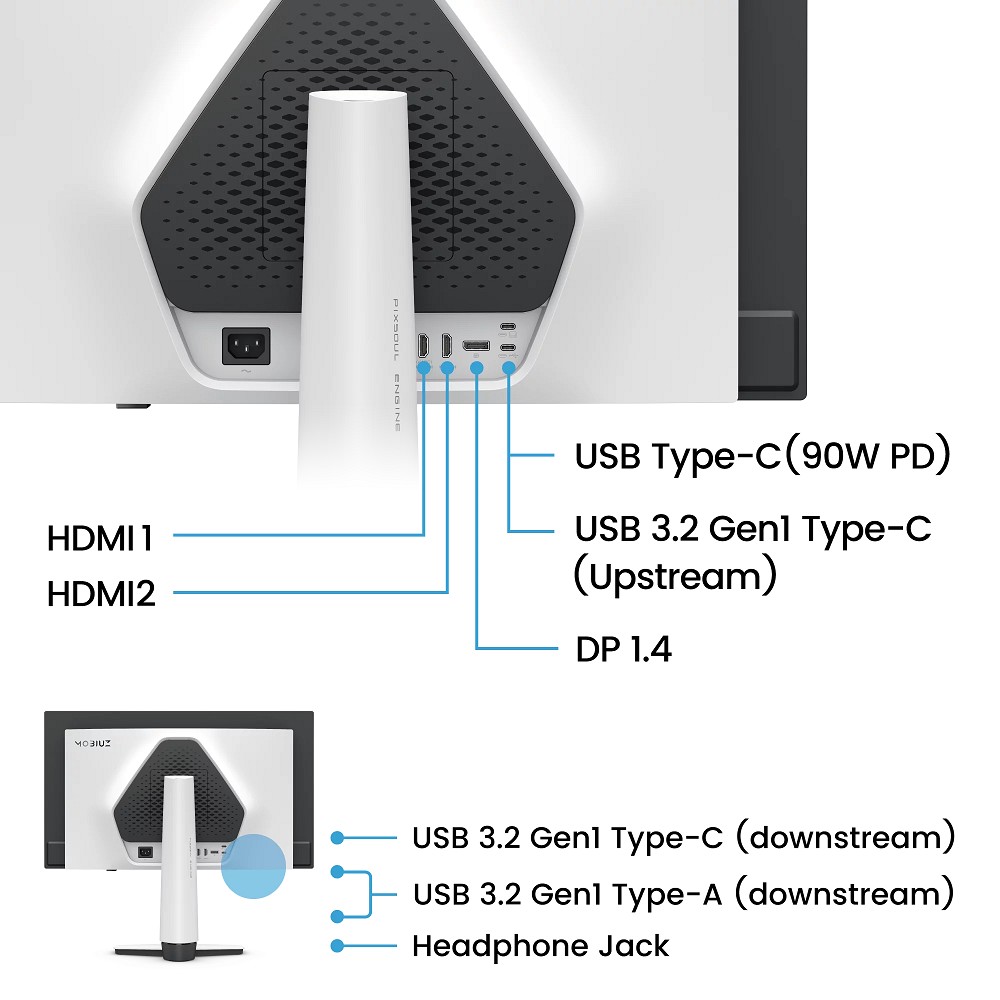 BenQ EX271UZ Computerbildschirm 67,3 cm (26.5") 38 oben