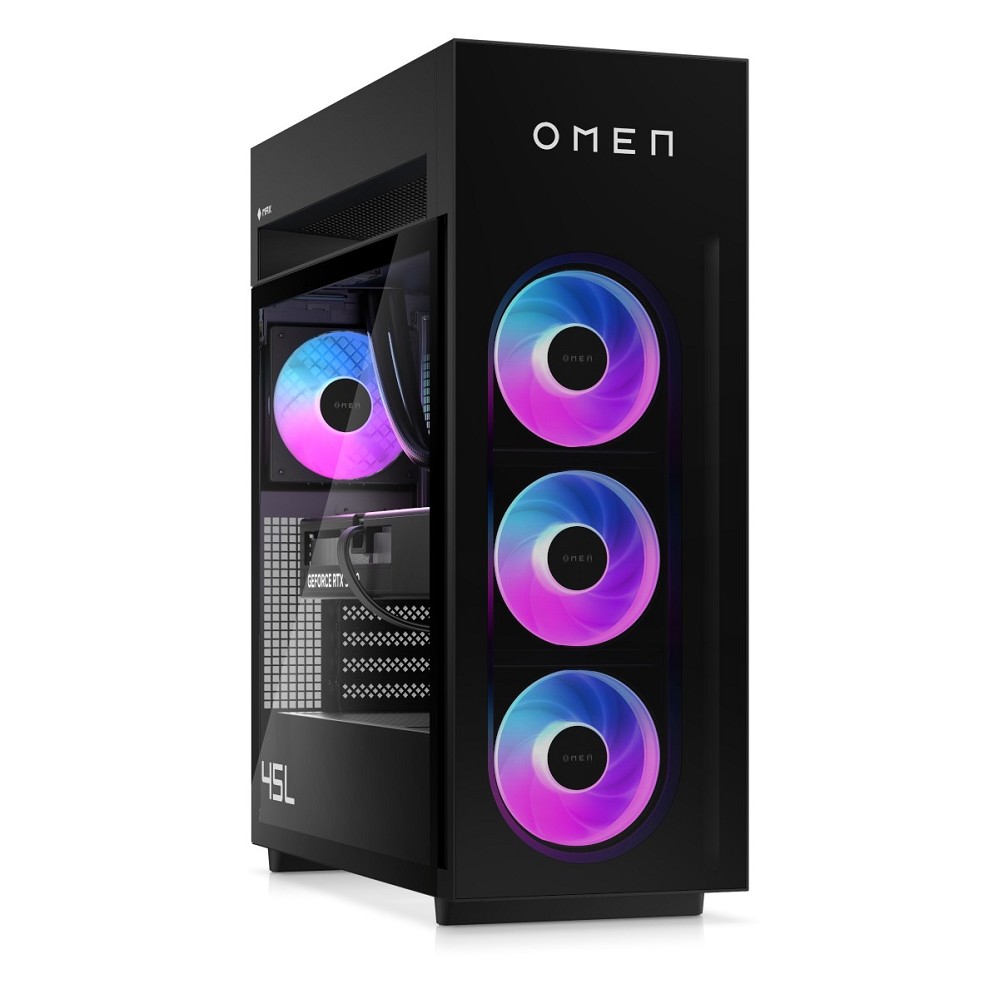 HP OMEN Desktop PC – AMD Ryzen 7 9800X3D, 32 GB RAM, 2 TB SSD, Ge 240