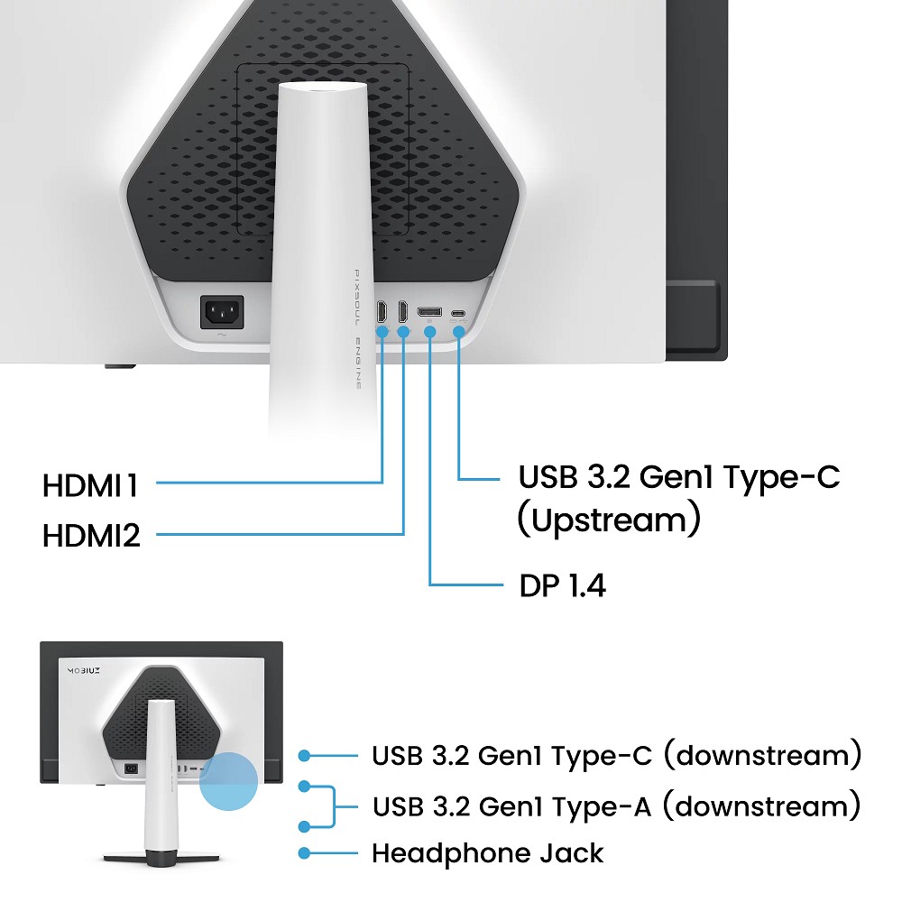 BenQ EX271QZ Computerbildschirm 67,3 cm (26.5") 25 oben