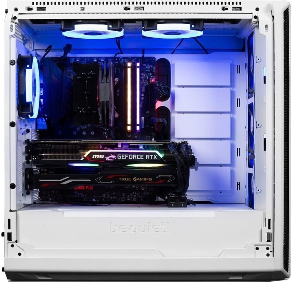 ONE GAMING Gaming PC White Edition AR21 hinten