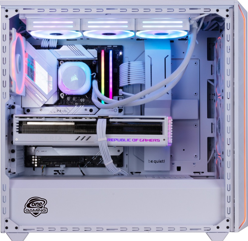 ONE Extreme Gaming PC White Edition AN247 hinten