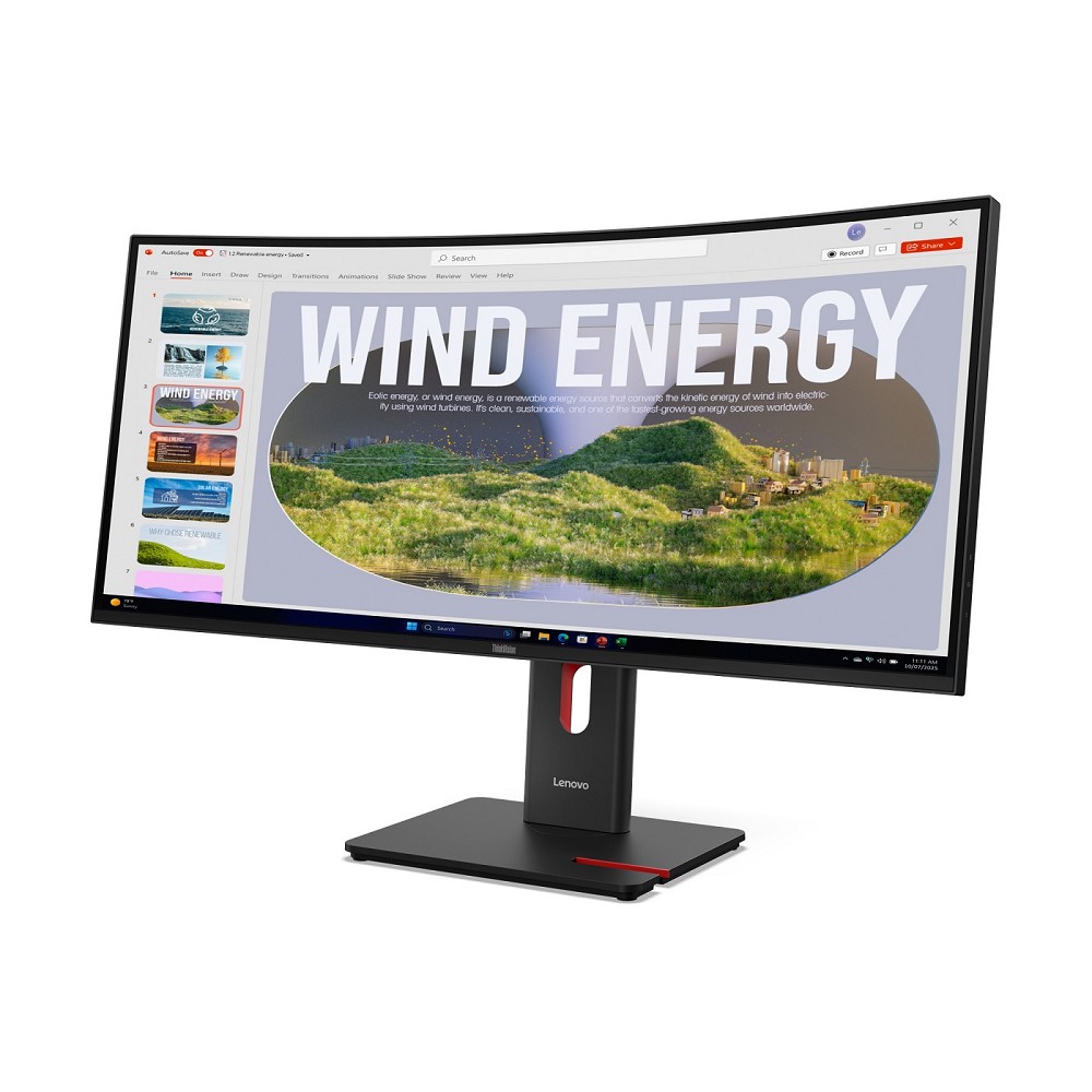 Lenovo ThinkVision T34WD-40 LED display 86,4 cm (3 links