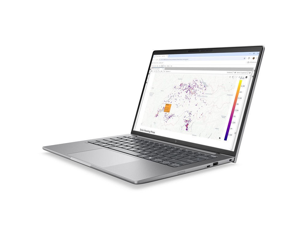 HP ZBook 8 G2a 14, 14" WUXGA Touch IPS, AMD Ryzen AI 7 PRO 4 oben