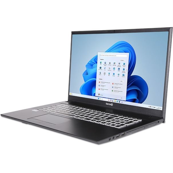 Wortmann TERRA MOBILE 1716R – 17,3", Intel Core i5-1335U, 16 hinten